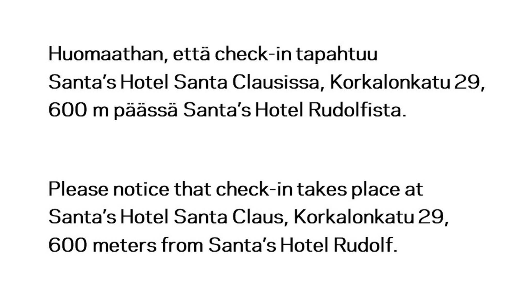 روفانييمي Santa'S Hotel Rudolf المظهر الخارجي الصورة